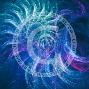 Purple-blue spiral vortex - shesha_rt