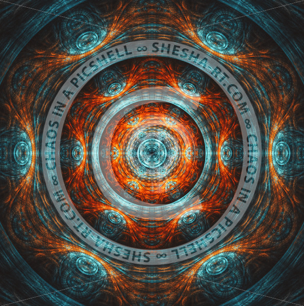 Symmetrical mandala background - shesha_rt